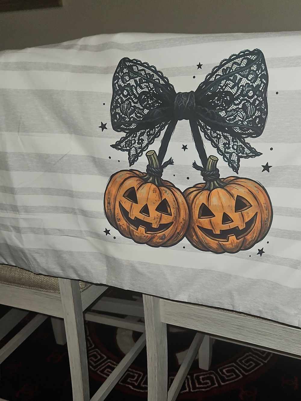 King Size Pillow Case Set Of 2 Custom Made Sublimation Pumpkins New